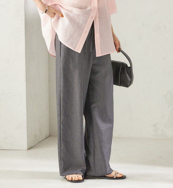 SHIPS for women「〈手洗い可能〉ツイル ドロスト パンツ」|その他|