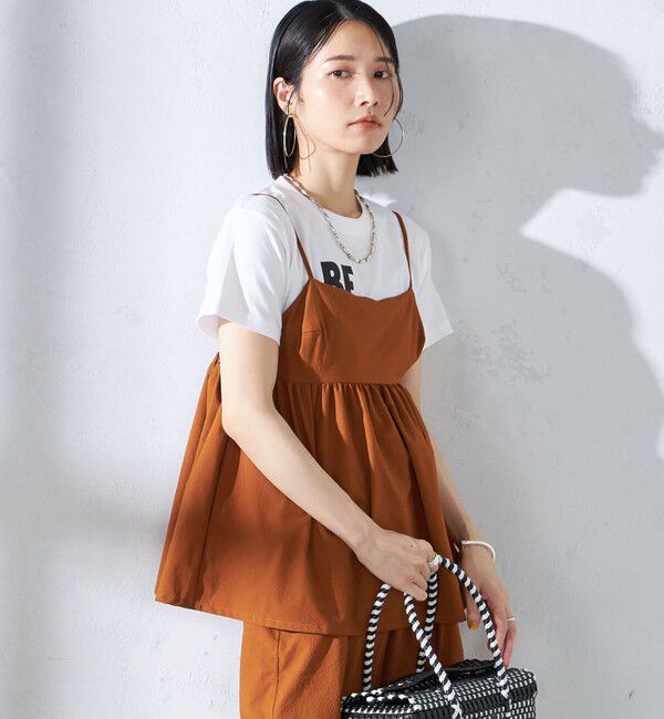 SHIPS for women「〈手洗い可能〉セットアップ スイムウェア(キャミ＆ショートパンツ)」|その他|