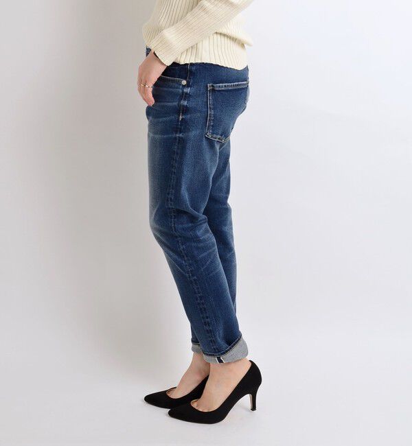 SHIPS for women「【WEB限定】スリム テーパード デニム （コバルトブルー・ダークブルー）」|デニム|