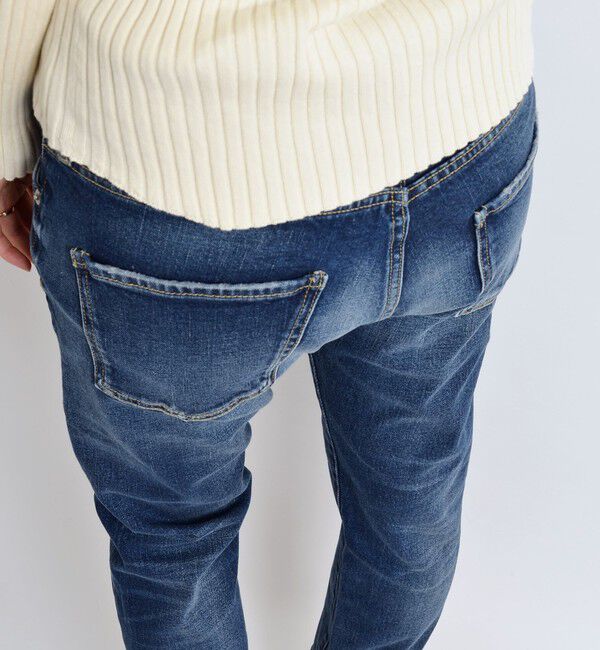 SHIPS for women「【WEB限定】スリム テーパード デニム （コバルトブルー・ダークブルー）」|デニム|