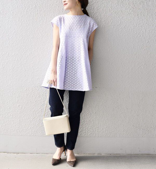 SHIPS for women「【WEB限定】スリム テーパード デニム （コバルトブルー・ダークブルー）」|デニム|