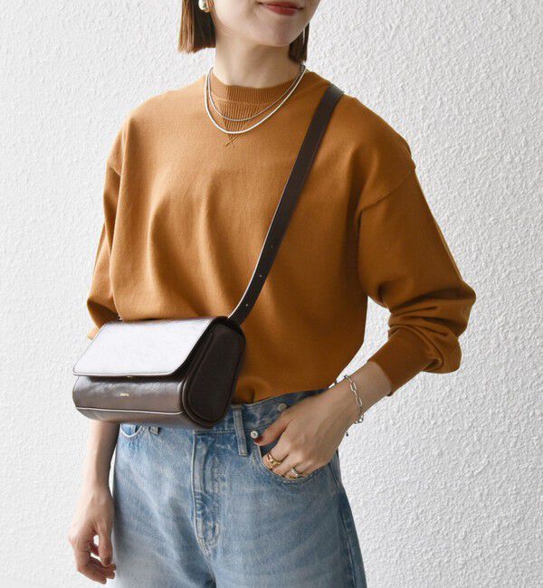 SHIPS any「SHIPS any:〈手洗い可能〉スウェットライク ニット プルオーバー」|ニット・セーター|