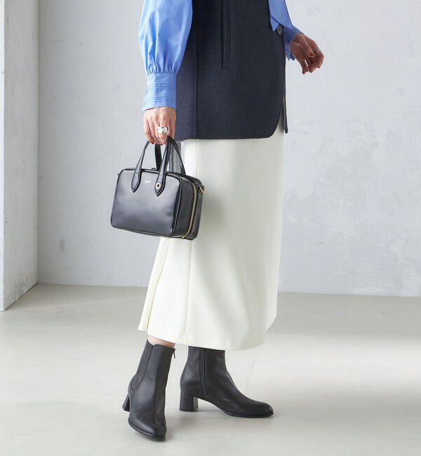 SHIPS for women「〈手洗い可能〉ニット ジョーゼット バック マーメイド スカート」|スカート|