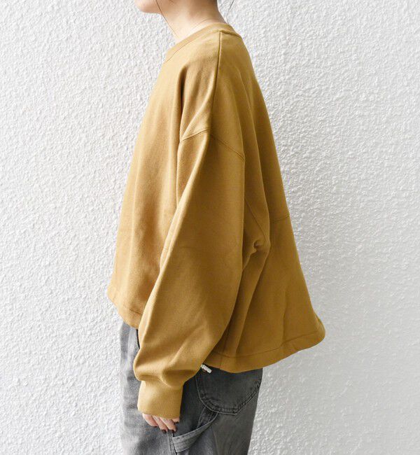 SHIPS any「【WEB限定】SHIPS any:〈洗濯機可能〉USA コットン 裏起毛 コクーン プルオーバー」|スウェット・ジャージ|