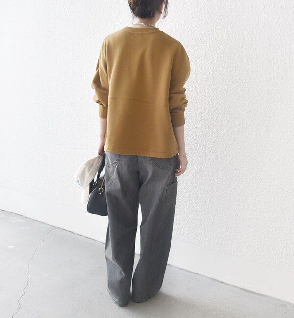 SHIPS any「【WEB限定】SHIPS any:〈洗濯機可能〉USA コットン 裏起毛 コクーン プルオーバー」|スウェット・ジャージ|