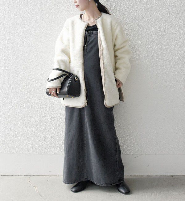 SHIPS any「【SHIPS any別注】TAION:〈手洗い可能〉ダウン ボア リバーシブル ジャケット」|ダウン|