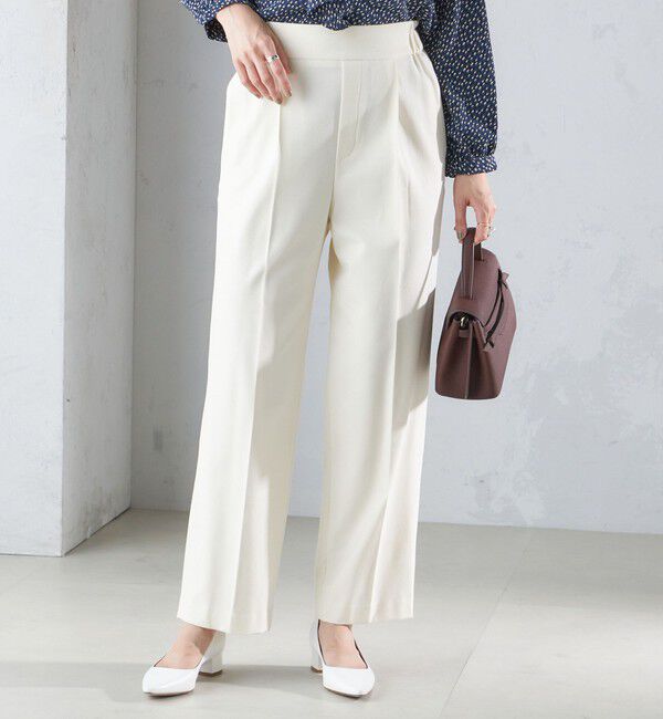 SHIPS for women「〈手洗い可能〉両面起毛 ストレート パンツ」|その他|