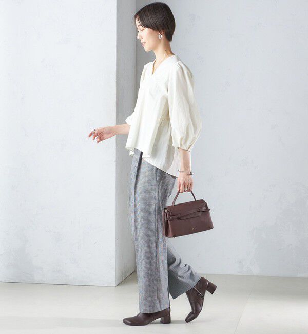 SHIPS for women「〈手洗い可能〉両面起毛 ストレート パンツ」|その他|