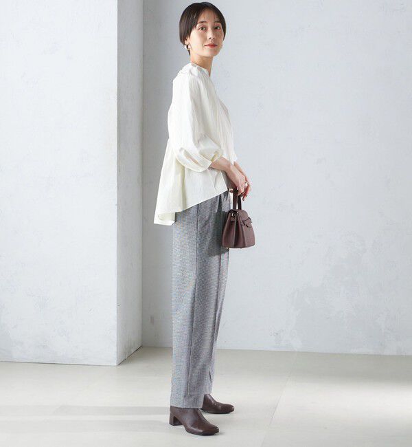 SHIPS for women「〈手洗い可能〉両面起毛 ストレート パンツ」|その他|