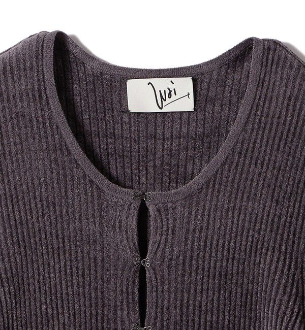 SHIPS for women「Wai＋:〈手洗い可能〉1/18ホック付 カーディガン」|カーディガン|