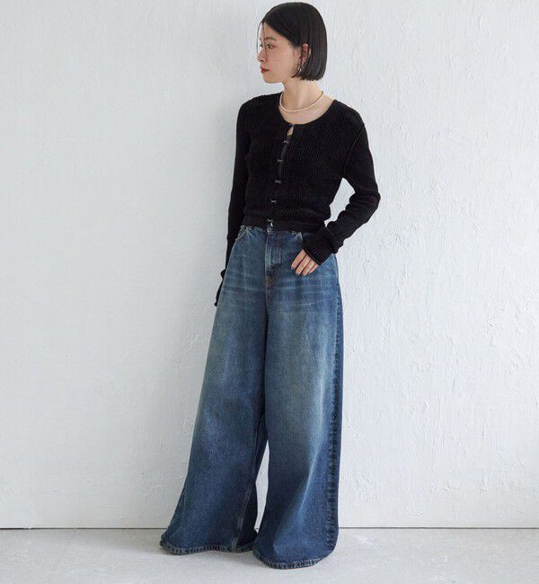 SHIPS for women「Wai＋:〈手洗い可能〉1/18ホック付 カーディガン」|カーディガン|