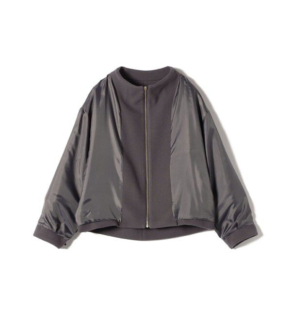 SHIPS for women「【WEB限定】〈手洗い可能〉 ウールライク ボトル ネック ジップ ブルゾン」|ブルゾン・スタジャン|