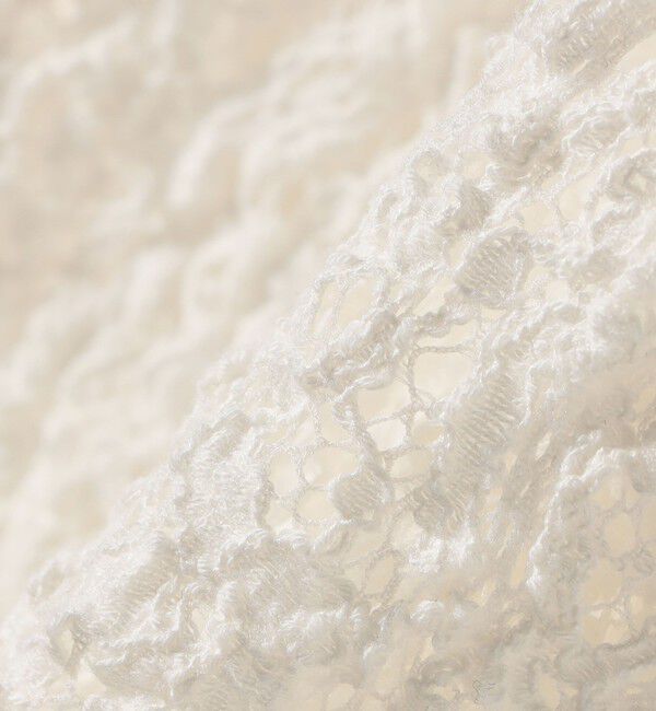 SHIPS for women「〈手洗い可能〉ラッセル レース クルーネック カットソー」|Tシャツ・カットソー|