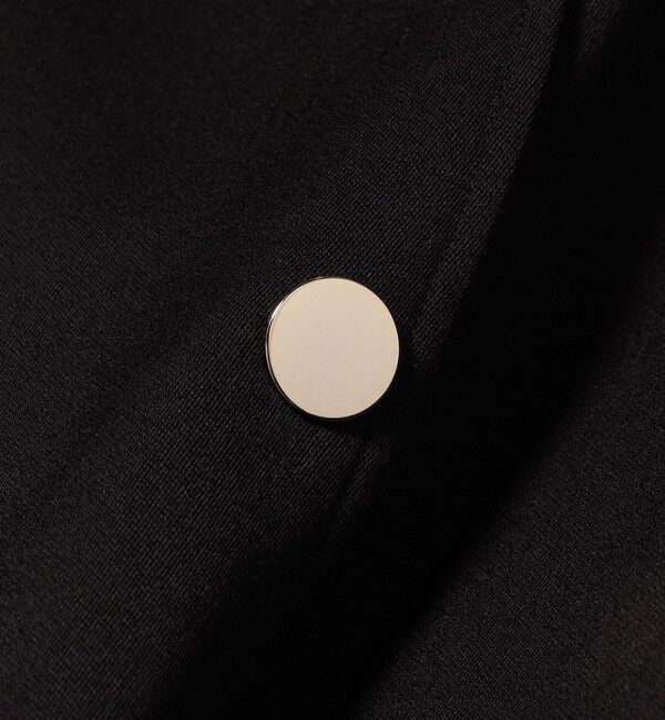 quaranciel「quaranciel: ダブル サテン スタンドカラー ブルゾン コート」|ブルゾン・スタジャン|