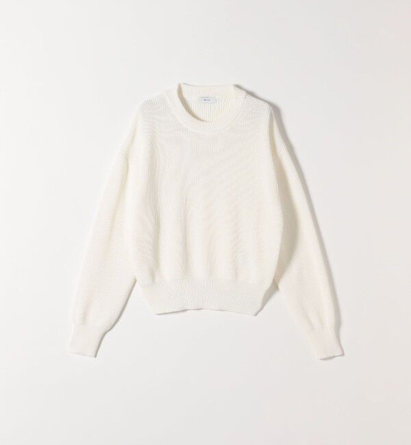 SHIPS any「SHIPS any:〈手洗い可能〉アゼ コンパクト クルーネック ニット プルオーバー」|ニット・セーター|