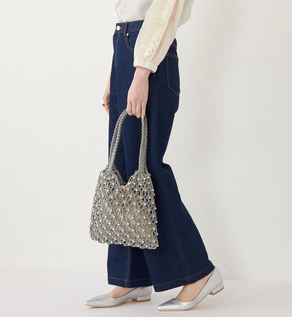 SHIPS Colors 「SHIPS Colors:メタルビーズ コード トート◇」|トートバッグ|