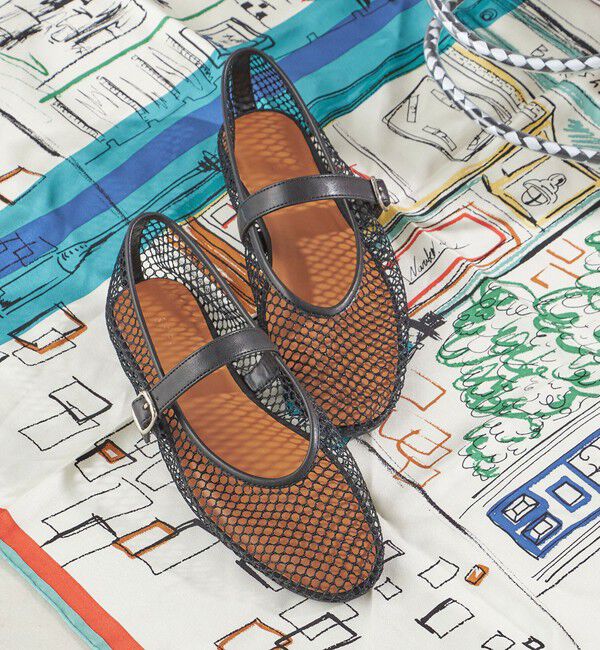 SHIPS for women「メッシュ メリージェーン フラット」|その他|