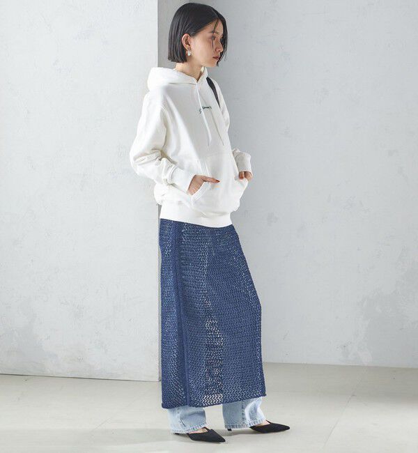 SHIPS for women「【SHIPS別注】LOGAN KNITTING MILLS: プリント フーディー」|パーカー|