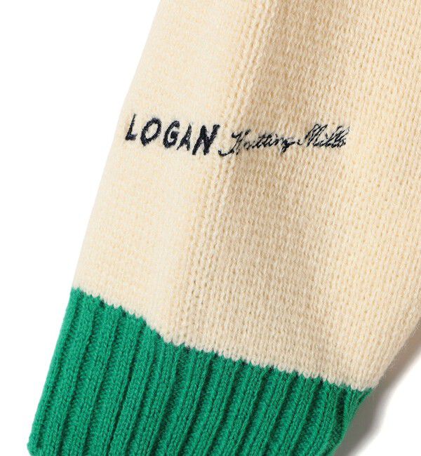 SHIPS for women「【SHIPS別注】LOGAN KNITTING MILLS: Vネック パッチ カーディガン」|カーディガン|