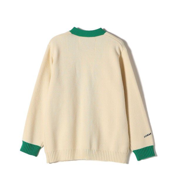 SHIPS for women「【SHIPS別注】LOGAN KNITTING MILLS: Vネック パッチ カーディガン」|カーディガン|