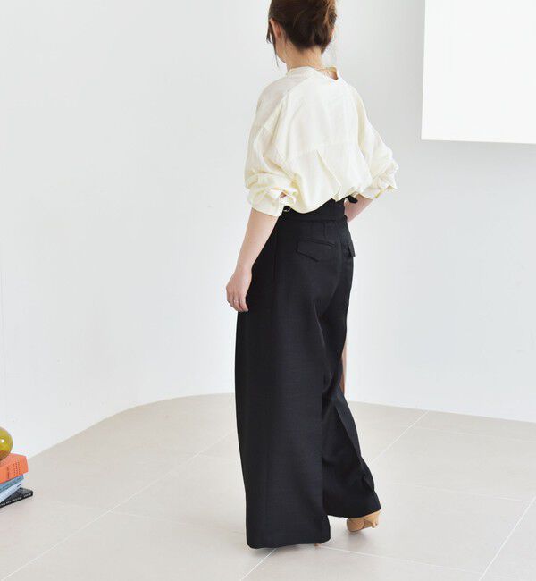 quaranciel「quaranciel:〈手洗い可能〉ドレッシー ワーク ポケット シャツ」|シャツ・ブラウス|