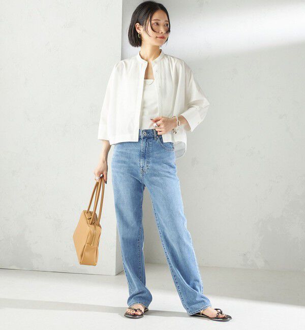 SHIPS for women「〈手洗い可能〉ピンタック 羽織 シャツ」|シャツ・ブラウス|