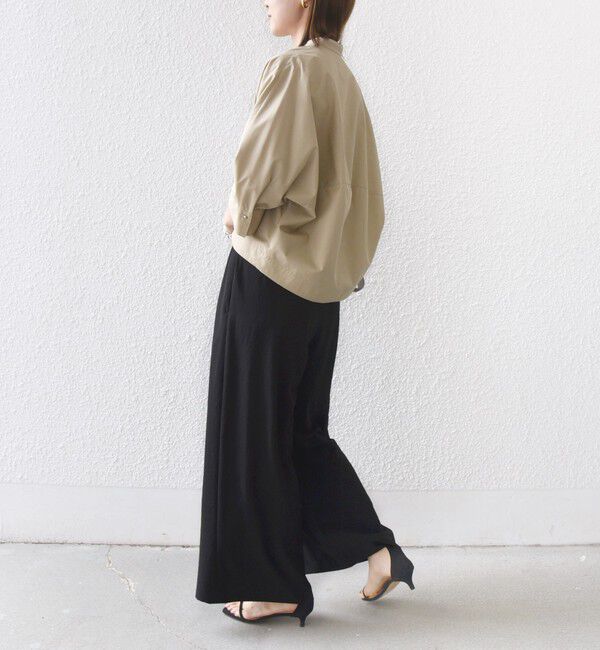 SHIPS for women「〈手洗い可能〉ピンタック 羽織 シャツ」|シャツ・ブラウス|