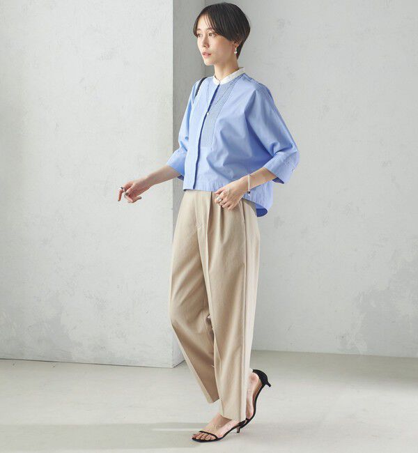 SHIPS for women「〈手洗い可能〉ピンタック 羽織 シャツ」|シャツ・ブラウス|