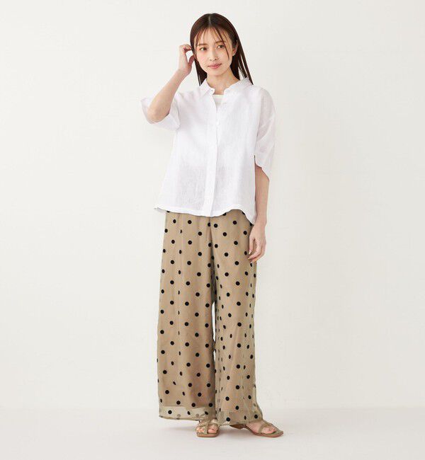 SHIPS Colors 「SHIPS Colors:〈洗濯機可能〉ユーロリネン (EURO Linen) ボクシー シャツ◇」|シャツ・ブラウス|