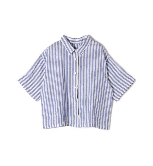 SHIPS Colors 「SHIPS Colors:〈洗濯機可能〉ユーロリネン (EURO Linen) ボクシー シャツ◇」|シャツ・ブラウス|