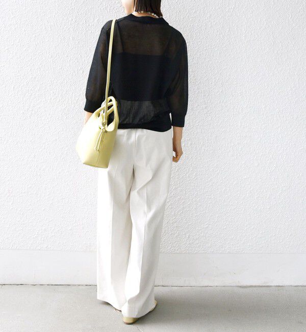 SHIPS for women「〈手洗い可能〉ラミー混 シアー カーディガン」|カーディガン|