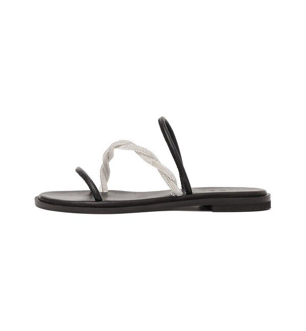 SHIPS for women「MOSAIC:ヒネリ ビジュー サンダル」|サンダル|