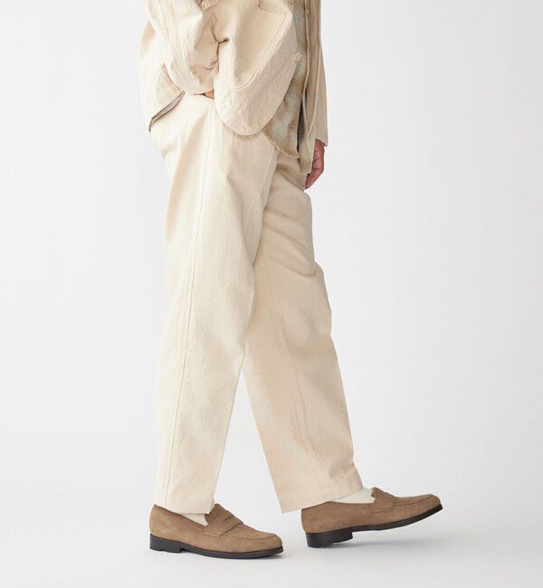 SHIPS「Southwick Gate Label: コットン シルク 1プリーツ パンツ」|その他|