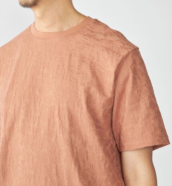 SHIPS「SHIPS: リンクス ジャカード リーフ Tシャツ」|Tシャツ・カットソー|