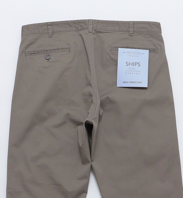 SHIPS Colors 「SHIPS Colors:〈洗濯機可能〉テーパード アンクル チノ パンツ」|チノ|