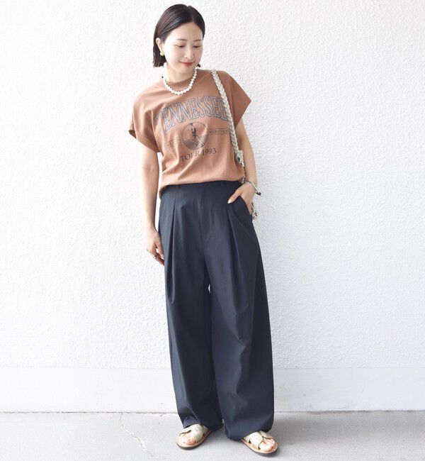 SHIPS for women「【SHIPS別注】TENNESSEE:フレンチ スリーブ プルオーバー」|タンクトップ|