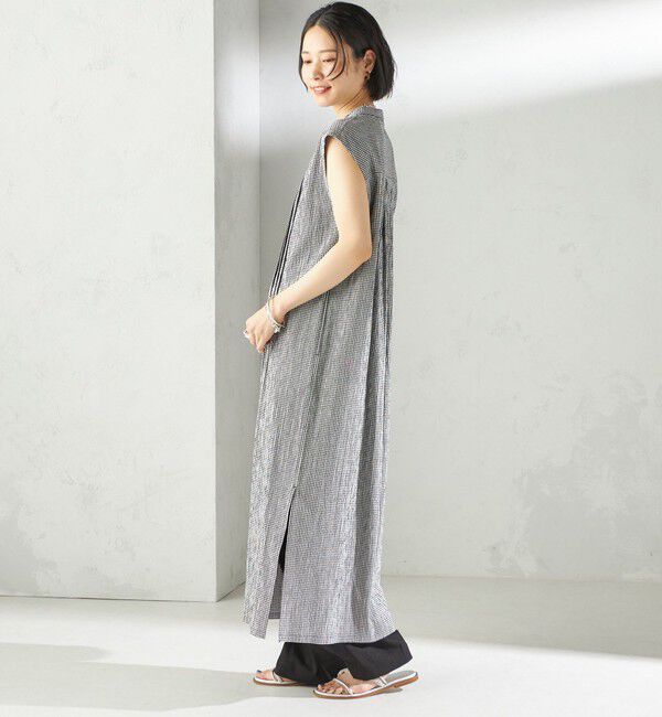 SHIPS for women「〈手洗い可能〉ACAR リップル タック ワンピース」|ワンピース|