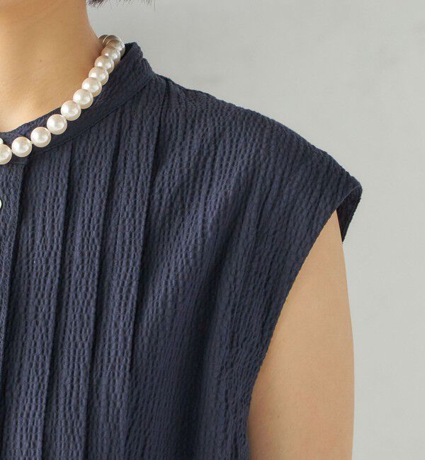 SHIPS for women「〈手洗い可能〉ACAR リップル タック ワンピース」|ワンピース|