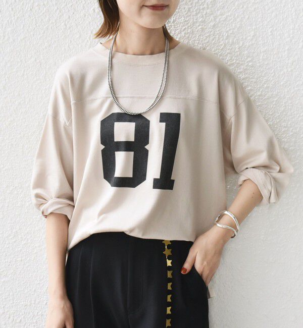 SHIPS for women「【SHIPS別注】81BRANCA:ナンバリング TEE」|Tシャツ・カットソー|