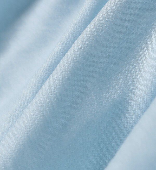 SHIPS for women「〈手洗い可能〉シアー バンブー ギャザー ブラウス」|シャツ・ブラウス|