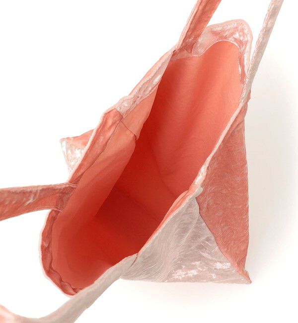 SHIPS for women「【SHIPS別注/PINK RIBBONチャリティー】Uhr: ポリエステル ベロア トート バッグ」|トートバッグ|