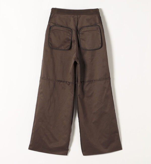 quaranciel「quaranciel:〈洗濯機可能〉ポリエステル スエード ワイド パンツ」|その他|