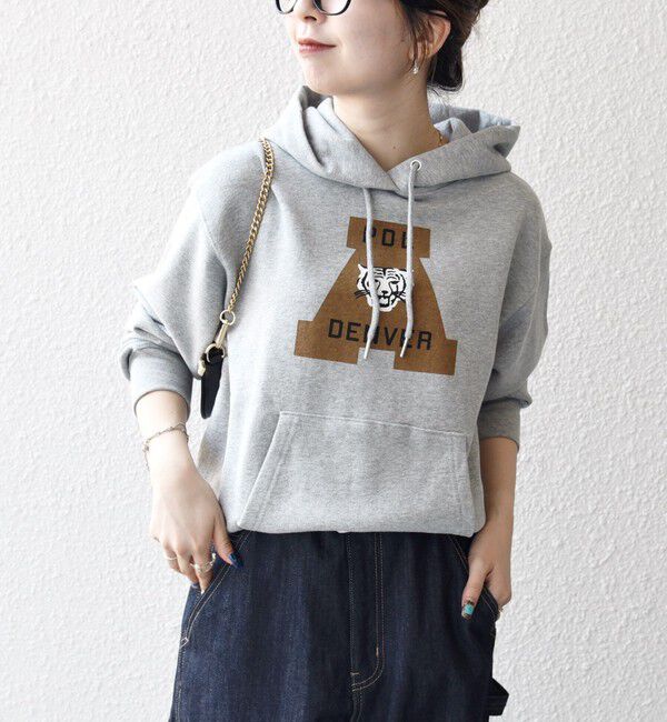 SHIPS any「《一部追加予約》【SHIPS any別注】THE KNiTS:〈洗濯機可能〉ロゴプリント フーディー パーカー」|パーカー|