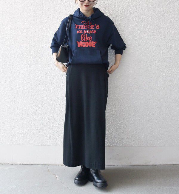 SHIPS any「《一部追加予約》【SHIPS any別注】THE KNiTS:〈洗濯機可能〉ロゴプリント フーディー パーカー」|パーカー|