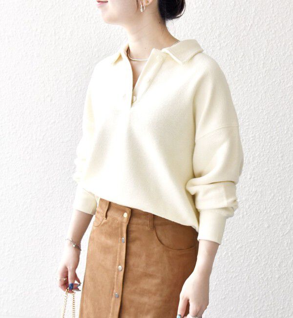 SHIPS any「SHIPS any:〈手洗い可能〉サカリバ コンパクト ポロシャツ プルオーバー」|ポロシャツ|