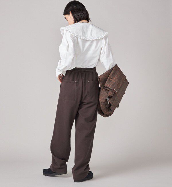 SHIPS for women「SHIPS NINE CASE:〈手洗い可能〉ビッグ カラー ブラウス」|シャツ・ブラウス|