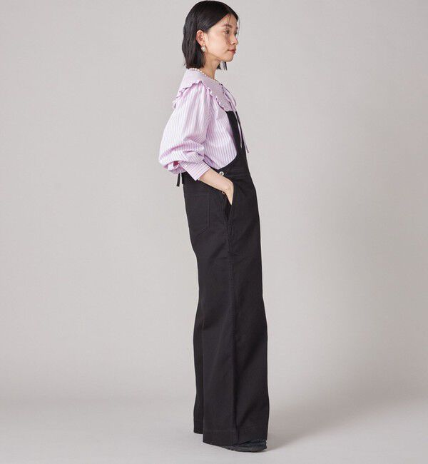 SHIPS for women「SHIPS NINE CASE:〈手洗い可能〉ビッグ カラー ブラウス」|シャツ・ブラウス|