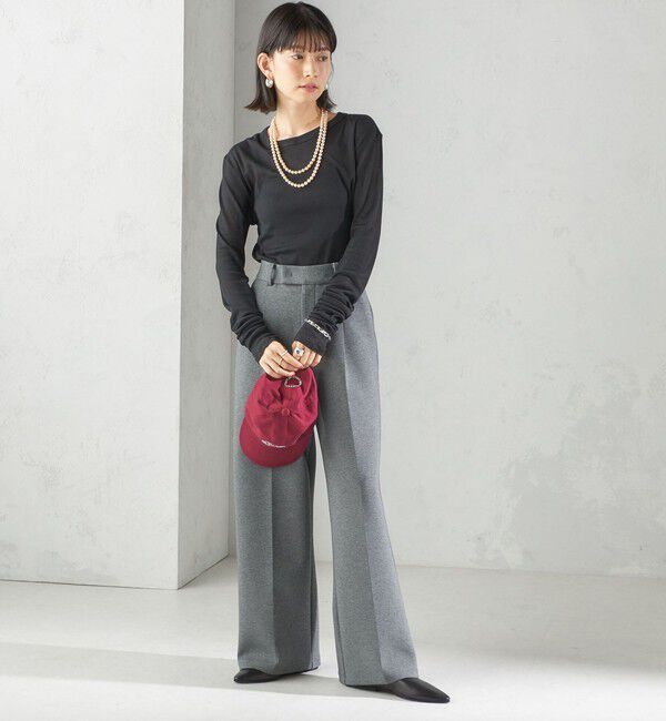 SHIPS for women「s.oyamadaコラボ:〈手洗い可能〉コットン エアー ダンボール パンツ」|その他|