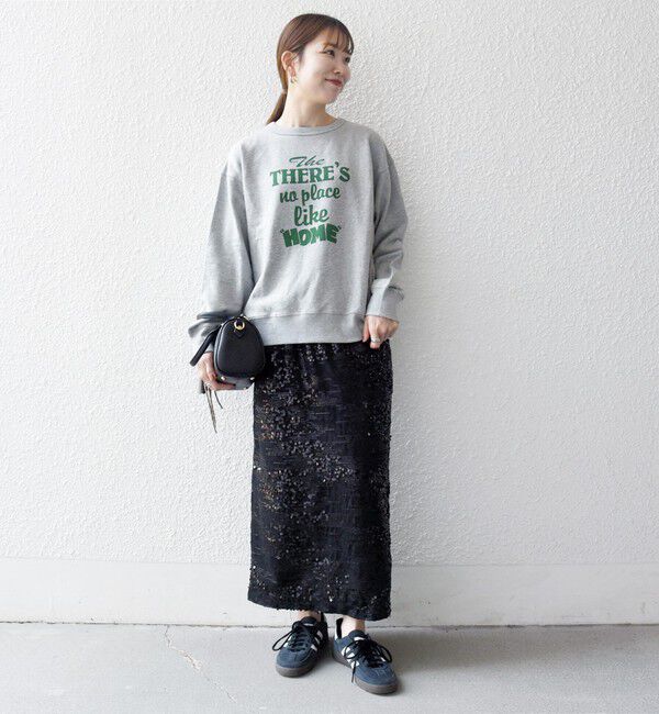 SHIPS any「SHIPS any: スパンコール ジャカード Iライン イージー スカート」|スカート|