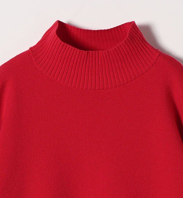 SHIPS any「SHIPS any:〈洗濯機可能〉ハイネック ボリュームスリーブ ロングリブ ニット プルオーバー」|ニット・セーター|